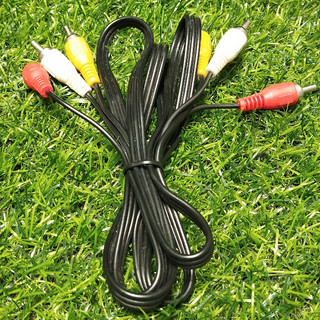 Cáp AV 6 đầu hoa sen RCA dài 1M  (dây AV 6 đầu)