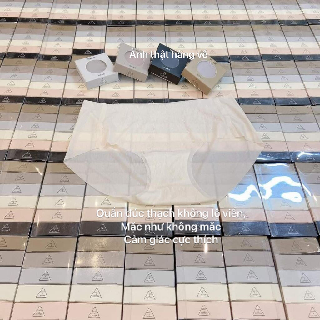 Quần Lót Tàng Hình Nữ sét 6 quần chất su thạch,không lộ viền mặc váy body hay quần tập gym