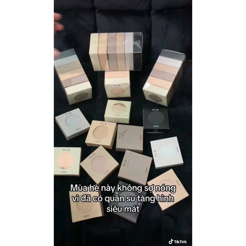 Quần Lót Tàng Hình Nữ sét 6 quần chất su thạch,không lộ viền mặc váy body hay quần tập gym