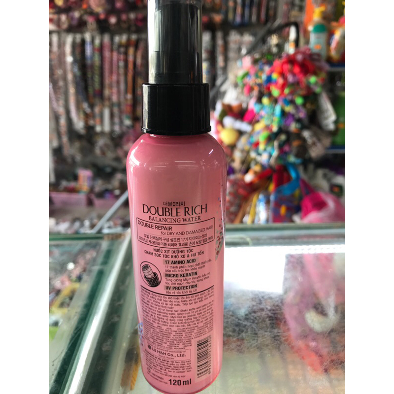 Nước Xịt Dưỡng Tóc Double Rich Chuyên Sâu Cho Tóc Nhuộm 120ml