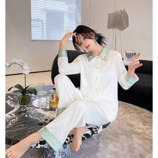 BỘ PIJAMA TAY DÀI QUẦN DÀI LỤA HT4427