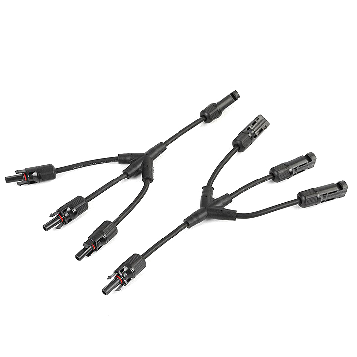 Bộ Jack kết nối phân nhánh chữ Y MC4 3 đầu ra 1 cút nối chuyên dụng cho cáp năng lượng mặt trời song