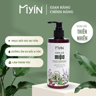 Kem xả mộc Floras Conditioner MYIN 300ml phục hồi hư tổn ngăn ngừa rụng tóc giúp tóc chắc khoẻ mềm mượt