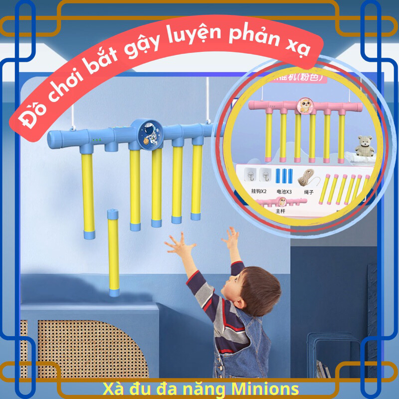 Đồ chơi bắt gậy luyện phản xạ nhanh cho bé - Đồ chơi Teambuilding