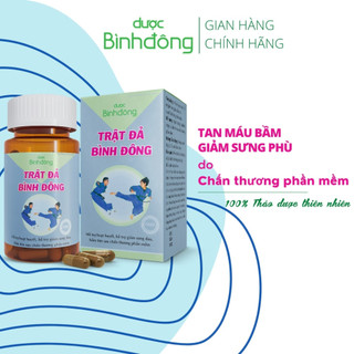 Trật Đả Bình Đông của Dược Bình Đông - Giúp tan máu bầm, giảm sưng – hộp 60 viên nang
