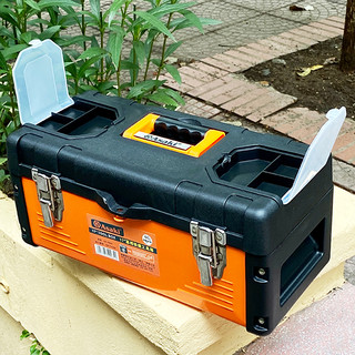 Thanh lý 2 thùng đựng đồ nghề sắt asaki ak-9965 kích thước 40x20x20cm