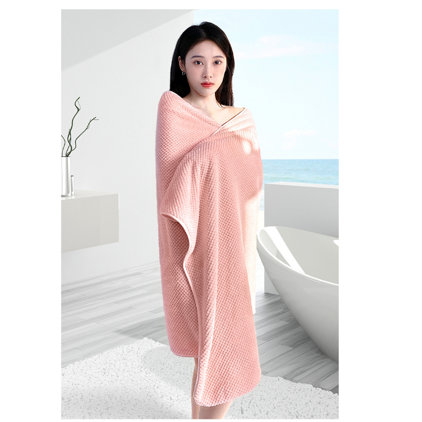 Khăn tắm siêu thấm nước, siêu mềm, siêu nhẹ. Khăn lau dạng lưới sợi microfiber cao cấp 70x140cm công nghệ Nhật K08