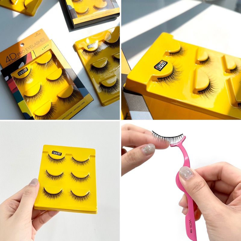 Lông mi giả chuyên nghiệp VACOSI 4D PRO EYELASH