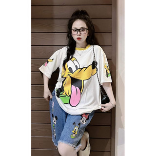 Set áo chó kèm quần jean lưng bigsize