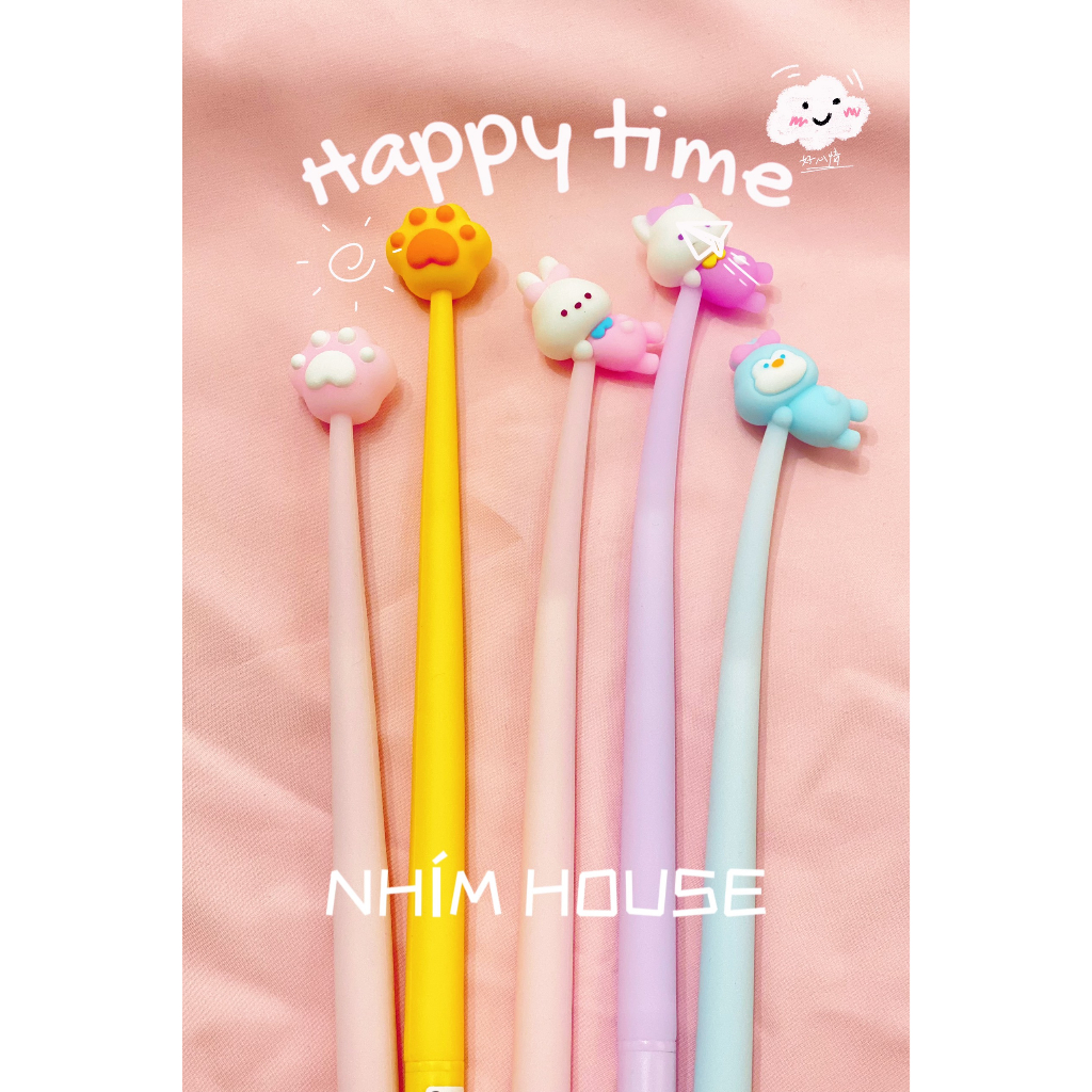 Bút dẻo cute đáng yêu mực gel