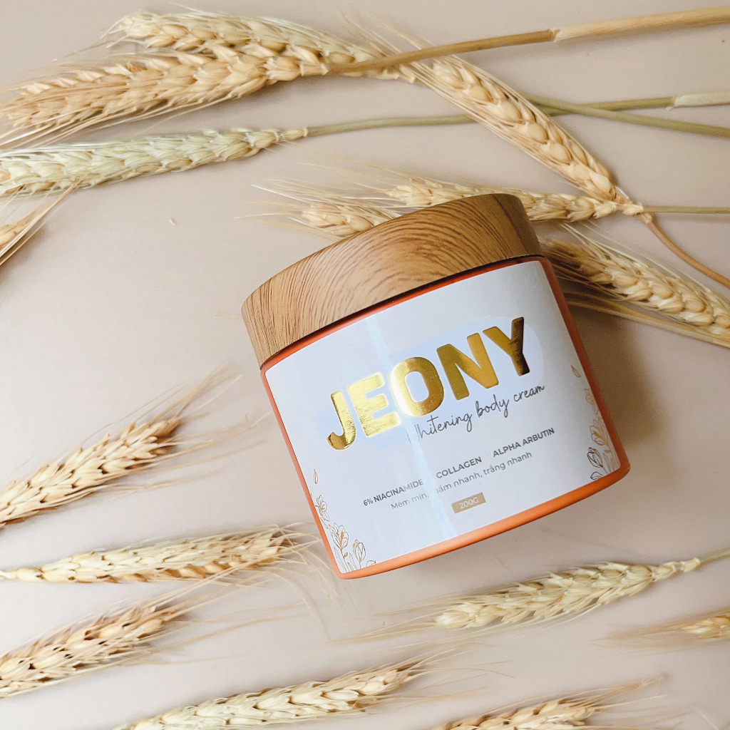 Kem dưỡng trắng da body JEONY cho da sáng mịn nâng tone nhẹ nhàng phù hợp mọi loại da
