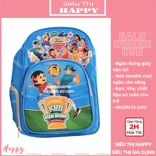 Balo có nón Hoodie Kun - Hàng quà tặng sữa Kun