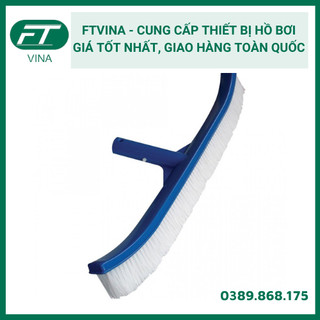 Chổi cọ hồ bơi, thiết bị vệ sinh hồ bơi, làm sạch hồ bơi, China, cổ inox hoặc nhựa, cán inox, 45cm