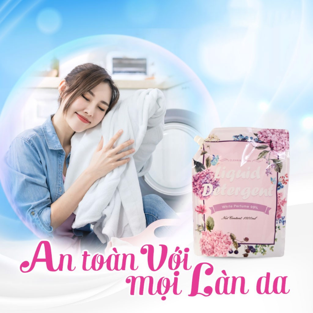 Nước giặt Clean&Clean Thái Lan 1800ml