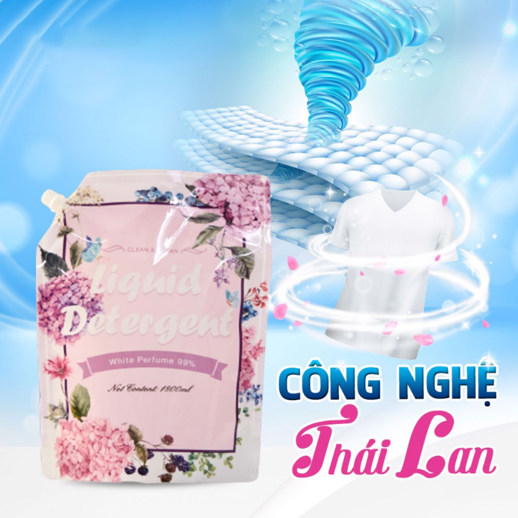 Nước giặt Clean&Clean Thái Lan 1800ml