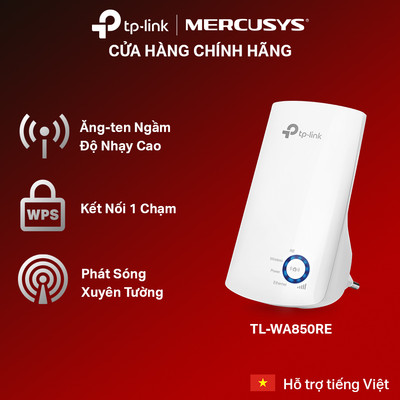 Bộ Mở Rộng Sóng Wifi TP-Link TL-WA850RE Chuẩn N 300Mbps