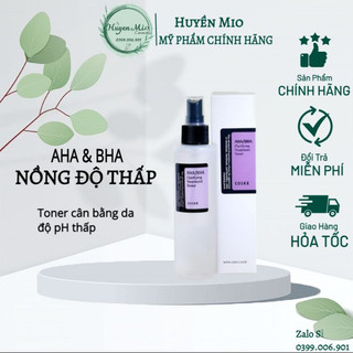 Nước cân bằng chứa AHA/BHA Clarifying Treatment Toner Cosrx - Huyenmio
