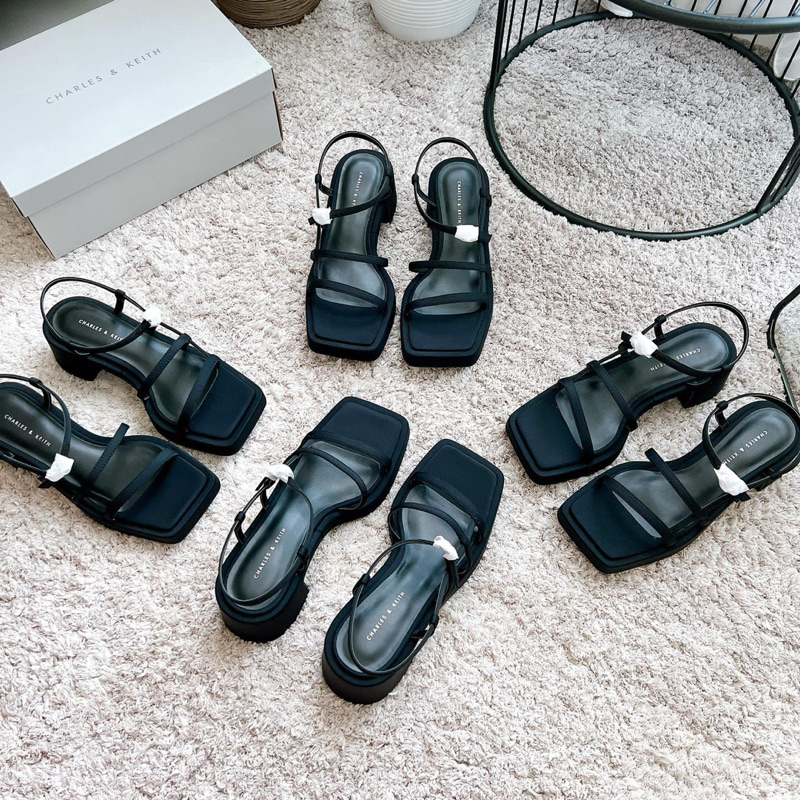MÃ 9288 -7828 SANDAL QUAI NHỎ ĐẾ  VUÔNG FULL BOX