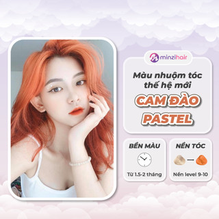  Thuốc nhuộm tóc Màu Cam Đào Pastel Thế Hệ Mới - Cần Tẩy hoặc Nâng Tone - Minzihair Minzihair HCM 