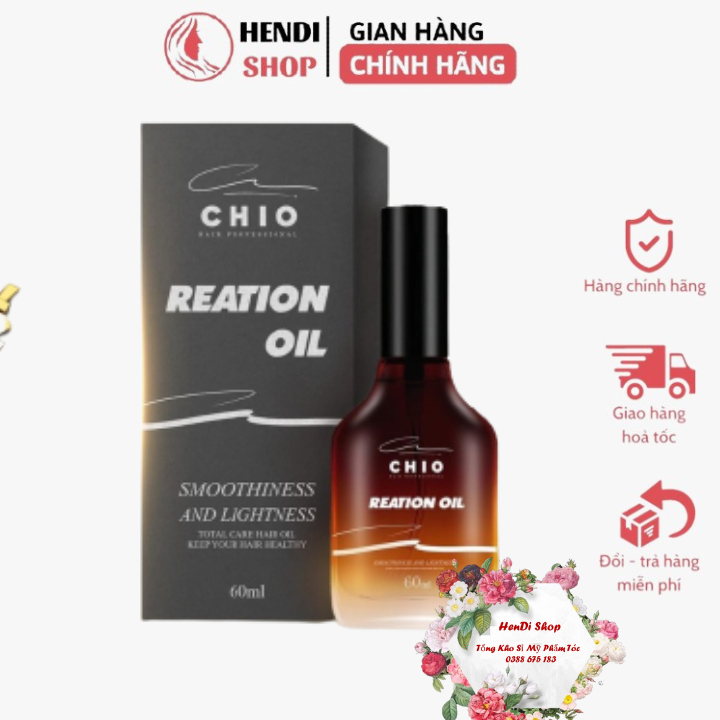 Tinh Dầu Dưỡng Tóc CHIO Phục Hồi Tóc Hư Tổn Uốn, Nhuộm, Khô Xơ