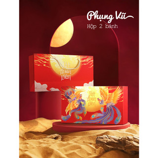 Hộp đựng 2 bánh Trung thu mới nhất 2023