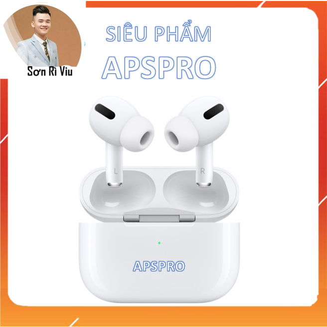 Tai Nghe Bluetooth APSPRO, PRO GEN 2 Tặng ỐP Cao Cấp, Pin Trâu, Mic Rõ, Có Mic Đàm Thoại, Bảo Hành 12 Tháng
