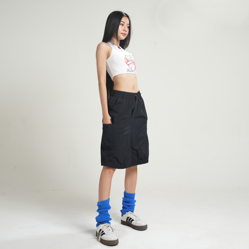 Váy ERRORIST Bermuda Black Skirt