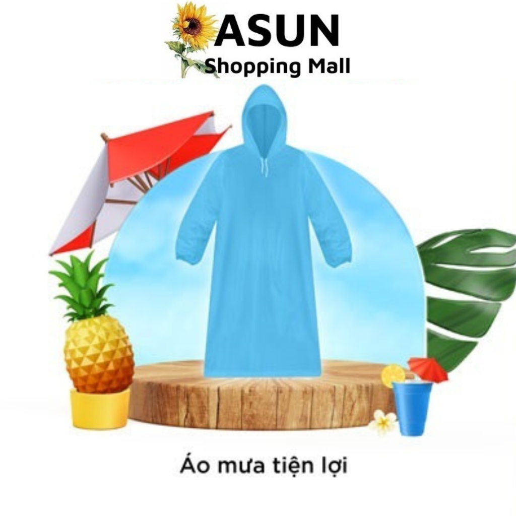 Áo Mưa Tiện Lợi Remos Nhựa PEVA Chất Bền, Mau Khô