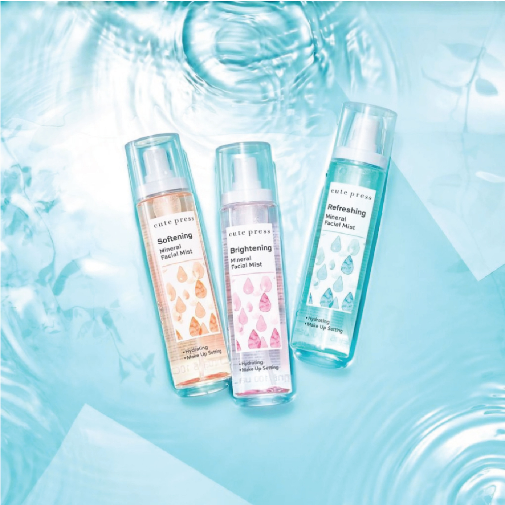 Nước xịt khoáng Cute Press Softening Mineral Facial Mist (Collagen)