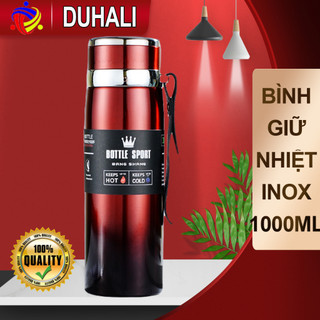 Bình Giữ Nhiệt - Bình Nước Giữ Nhiệt - Chất Liệu Inox 304 Cao Cấp Giữ Nhiệt Tốt, Chống Rỉ, An Toàn Cho Sức Khoẻ - Duhali