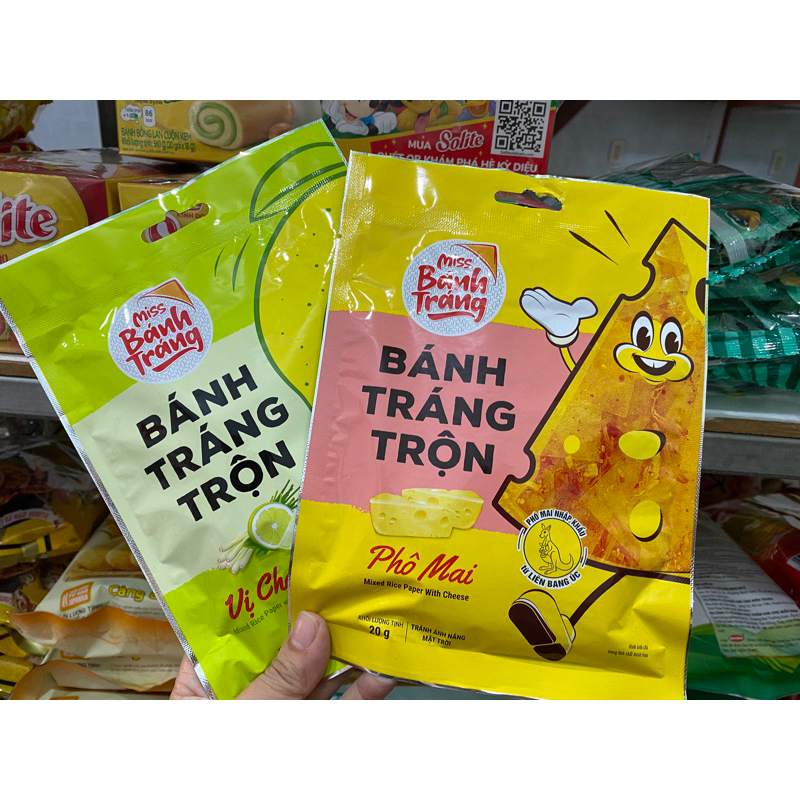 Bánh tráng trộn hiệu Miss bánh tráng gói 23g