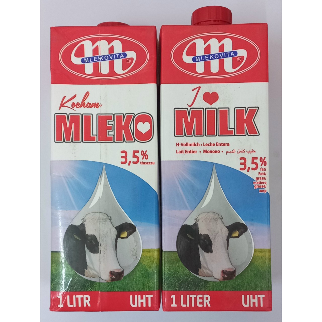 Date 4/2024 - Hộp 1L Sữa Tươi Mleko  Poland date mới nhất