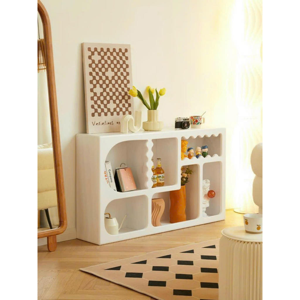 Tủ decor nhiều ngăn trang trí nhà, set up studio, quán cafe