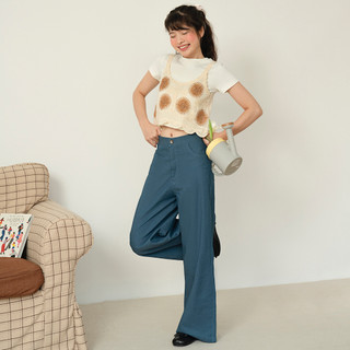 BLEUBIRD Áo len Crochet Top