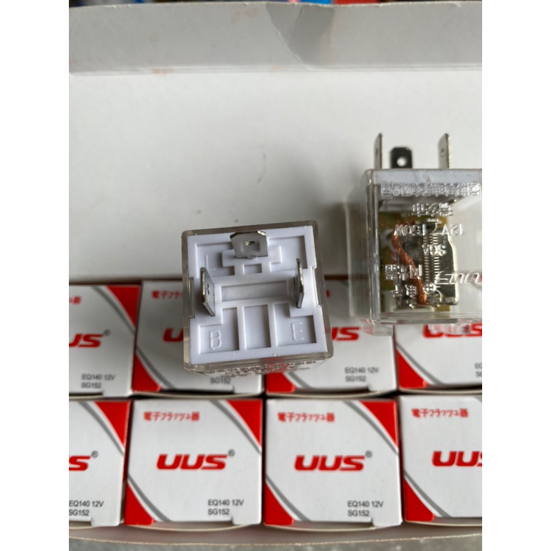 Rơ le nháy, rơ le xi nhan 3 chân cho ô tô, xe máy, xe ba gác  UUS 12v, 24v 150 w