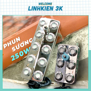 Vỉ Phun Sương Siêu Âm 6 Mắt 10 Mắt  220V 205W ( Có Phao Nổi Đi Kèm )