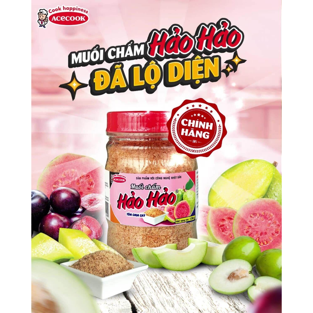Muối Hảo Hảo Acecook Lọ 120gr