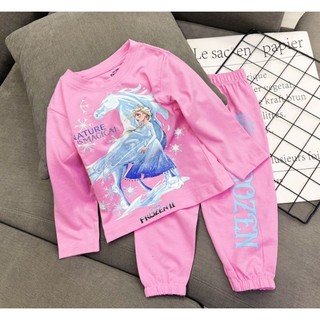 Bộ dài tay coton xuất bé gái size 10-26kg