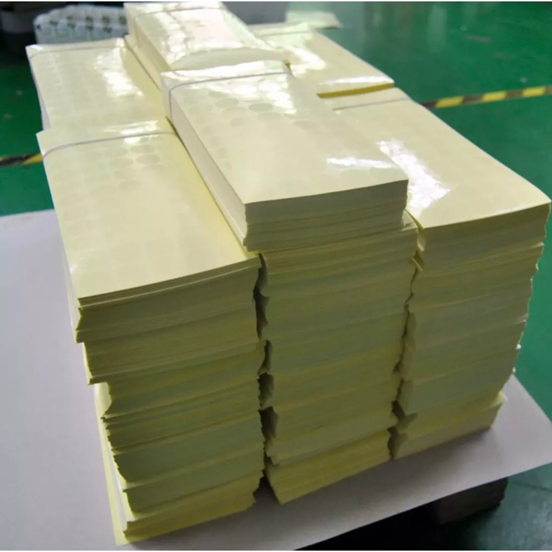 Combo 1000 tem niêm phong, tem dán niêm phong nhựa PVC trong suốt decal 3cm/5cm niêm phong hộp sản phẩm