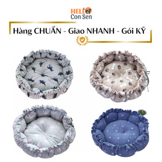 Đệm cho mèo nệm cho chó nhỏ nệm giây rút thời trang vải nhung ấm áp cho bé HELLOCONSEN