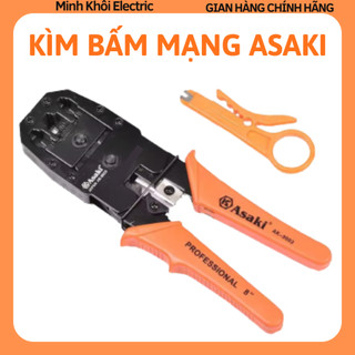 Kìm bấm mạng Asaki AK-9003 đa năng,kìm mạng, kìm bấm dây mạng, kềm mạng,kềm bấm mạng, kềm bấm dây mạng
