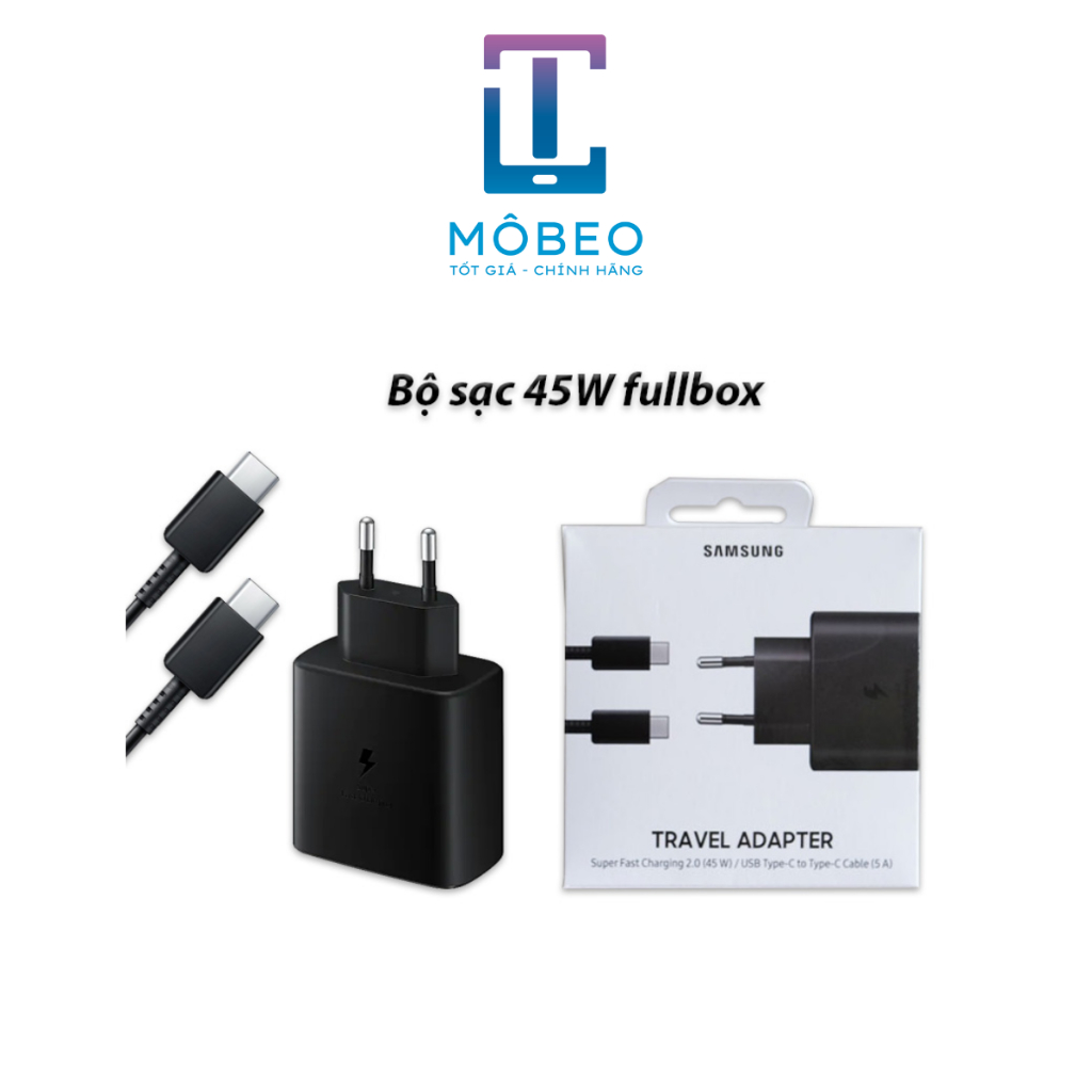 Sạc Nhanh Samsung 45W - Kèm cáp - Chính hãng - New Box
