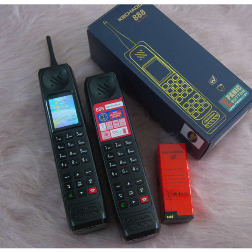 Điện thoại giá rẻ, độc lạ,KECHAODA 888 3 sim. sóng và pin vô địch. đài FM. sạc đt. nghe Blutooth