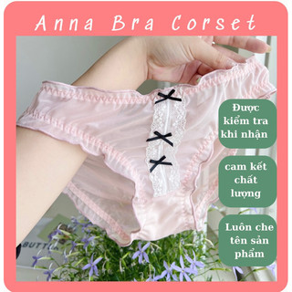 Combo 3 quần lót ren tơ lưới phối nơ tinh tế, quần lót nữ xinh freesize