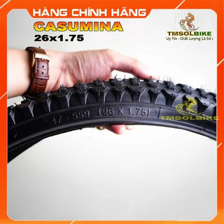 Vỏ xe đạp điạ hình 26×1.75 casumina