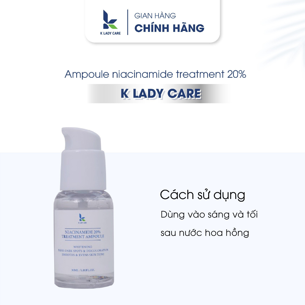Ampoule B3 niacinamide 20% treatment K LADY CARE 30ml