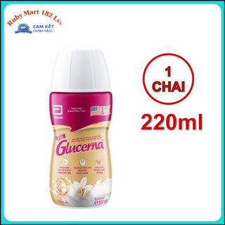 Sữa bột pha sẵn glucerna vani 220ml - 1 chai