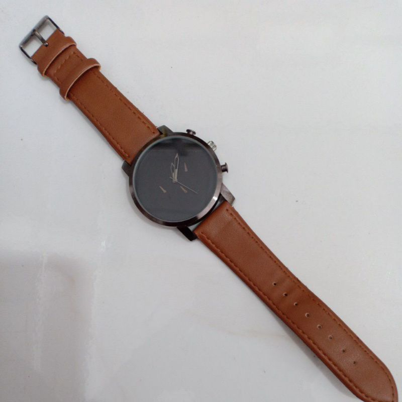 Đồng hồ nam si nhật dây da hiệu NO BRAND phù hợp nam tay to