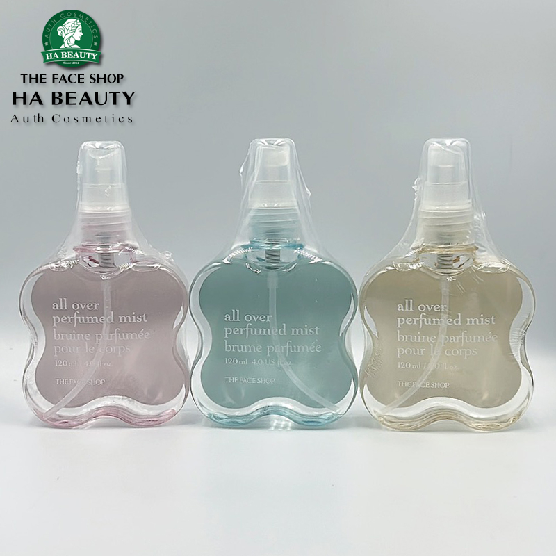 Xịt dưỡng thể hương nước hoa THE FACE SHOP all over perfumed mist 120ml