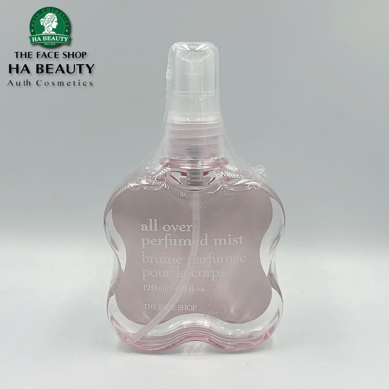 Xịt dưỡng thể hương nước hoa THE FACE SHOP all over perfumed mist 120ml